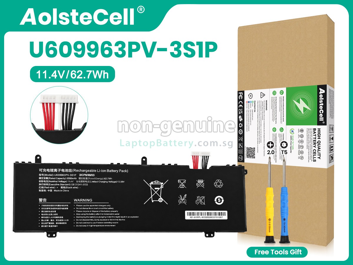 replacement Acer U609963PV-3S1P battery