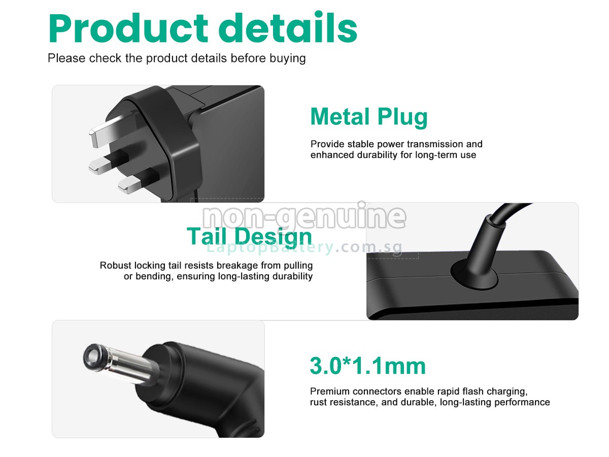 replacement Acer 45W 19V-2.37A 100-240V~1.6A 50/60HZ adapter