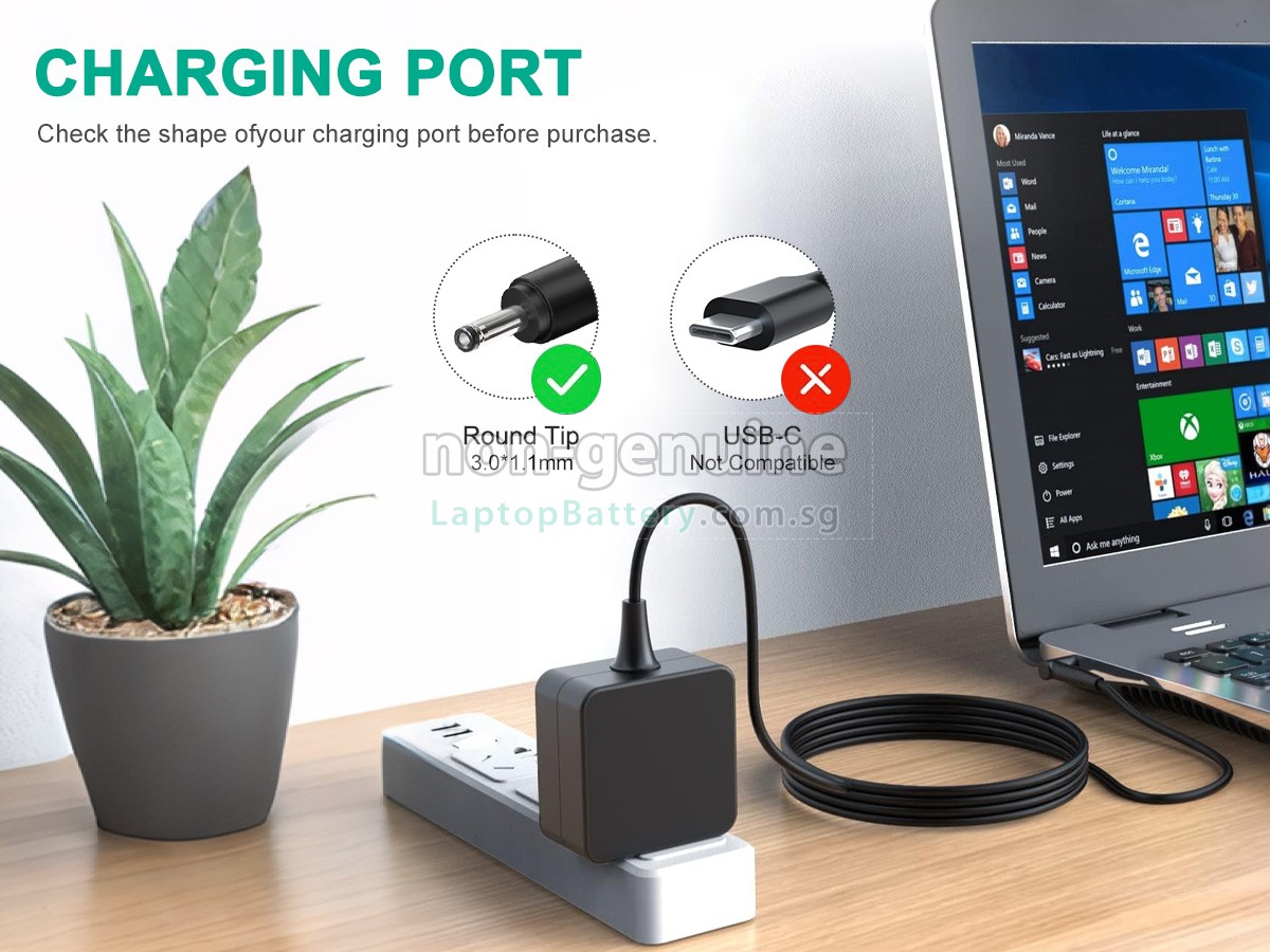 replacement Acer 45W 19V-2.37A 100-240V~1.6A 50/60HZ adapter