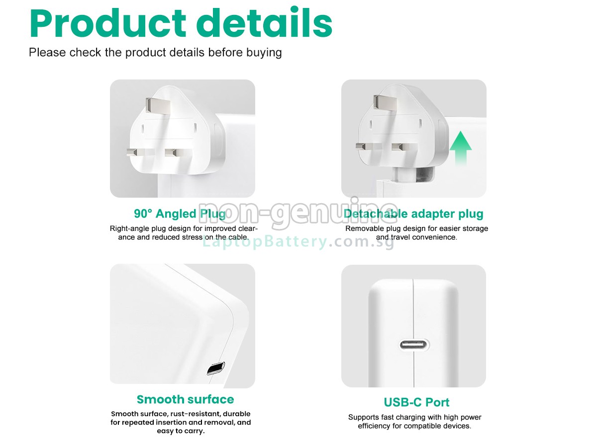 replacement Apple MACBOOK AIR 15-INCH M4 2025 A3241 adapter