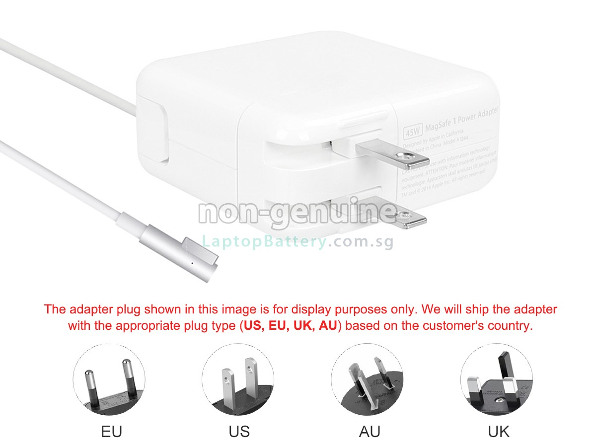 replacement Apple MAGSAFE 45W adapter