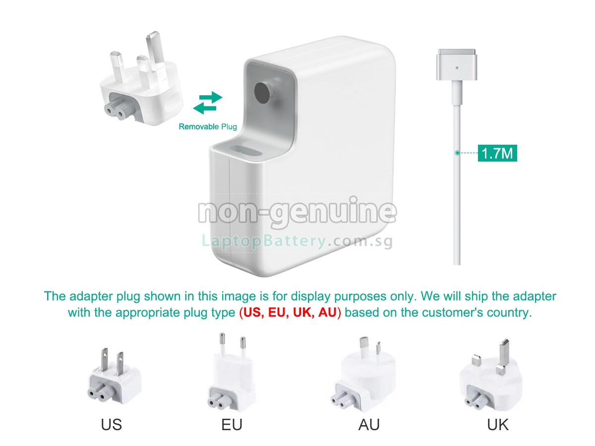 replacement Apple A1424 adapter