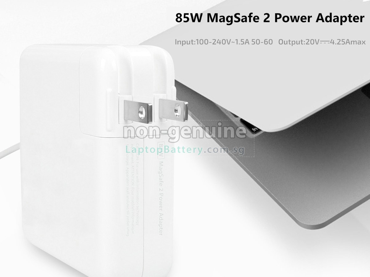 replacement Apple 85W 20V-4.25A MAGSAFE 2 adapter