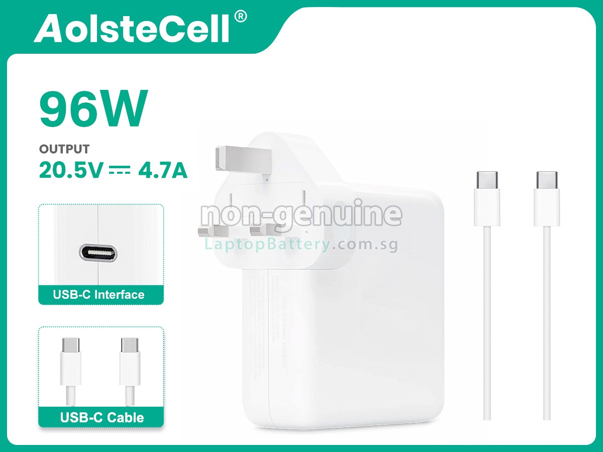 replacement Apple 96W 20.5V-4.7A USB-C adapter