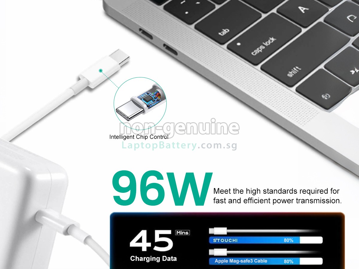 replacement Apple 96W 20.5V-4.7A USB-C adapter