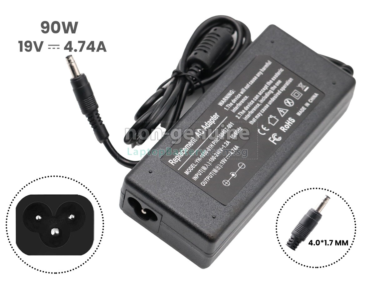 replacement Asus 19V 4.74A 90W 4.0*1.7MM adapter