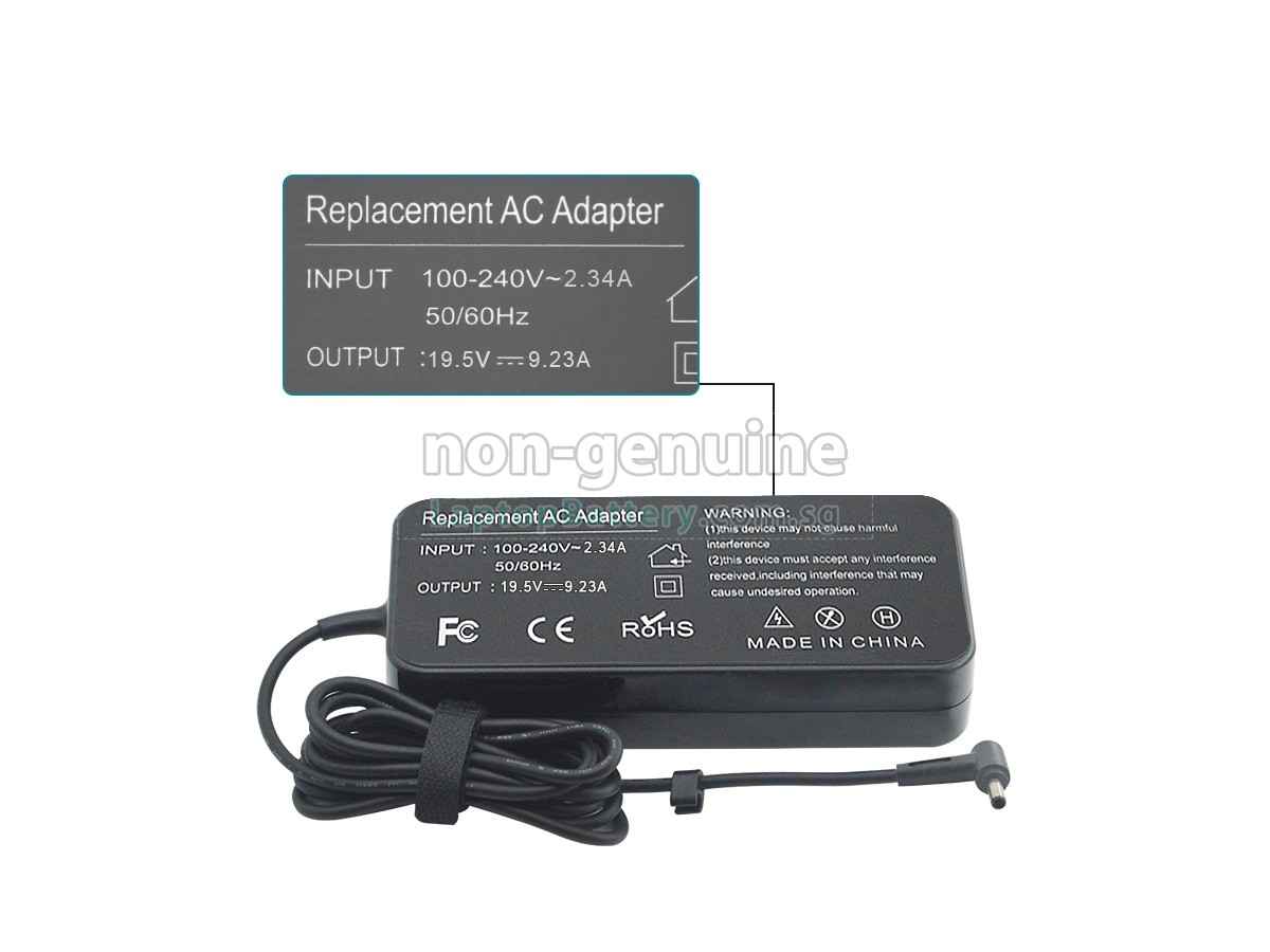 replacement Asus 19.5V 9.23A 180W 4.5*3.0MM adapter