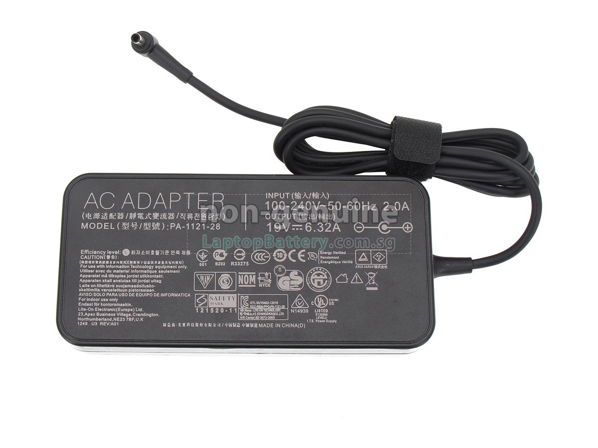 replacement Asus 19V 6.32A 120W 5.5*2.5MM adapter