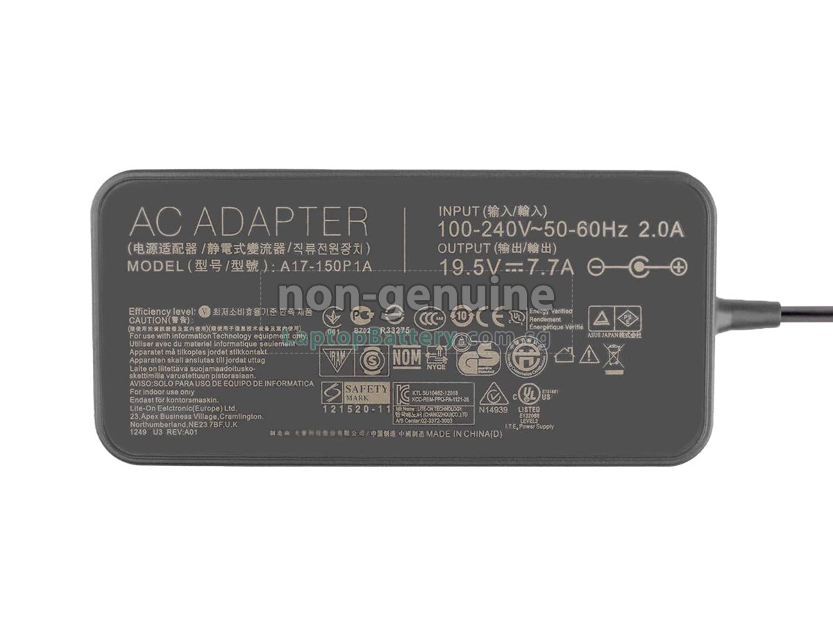 replacement Asus 19.5V 7.7A 150W 5.5*2.5MM adapter