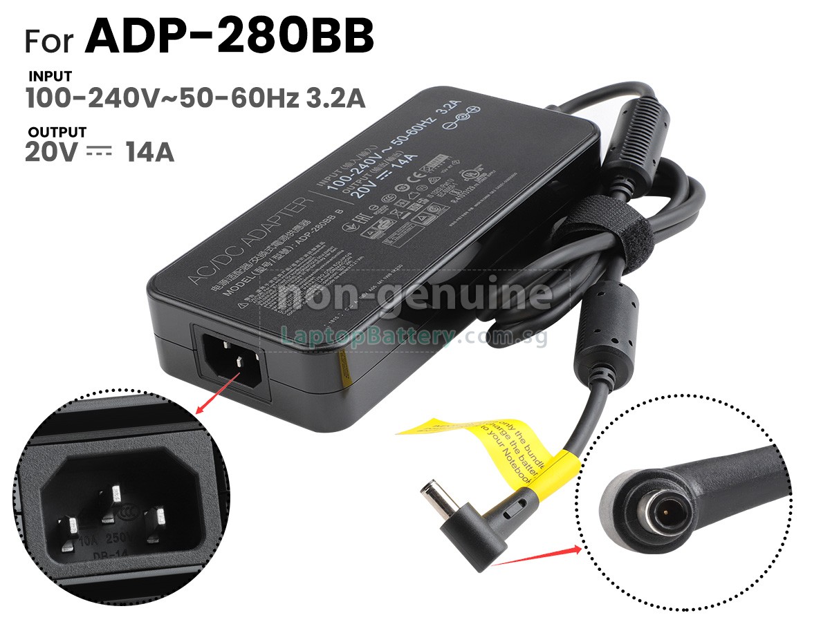 replacement Asus ADP-280BB B adapter