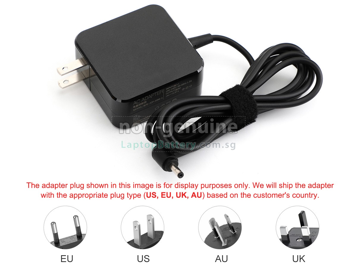 replacement Asus 19V 2.37A 45W 4.0*1.35MM adapter