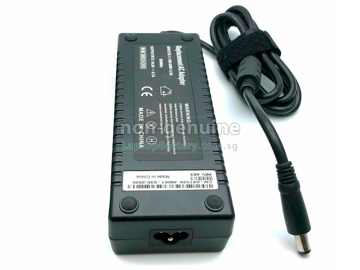 replacement Dell 130W 19.5V-6.7A 100-240V~2.5A 50/60HZ adapter
