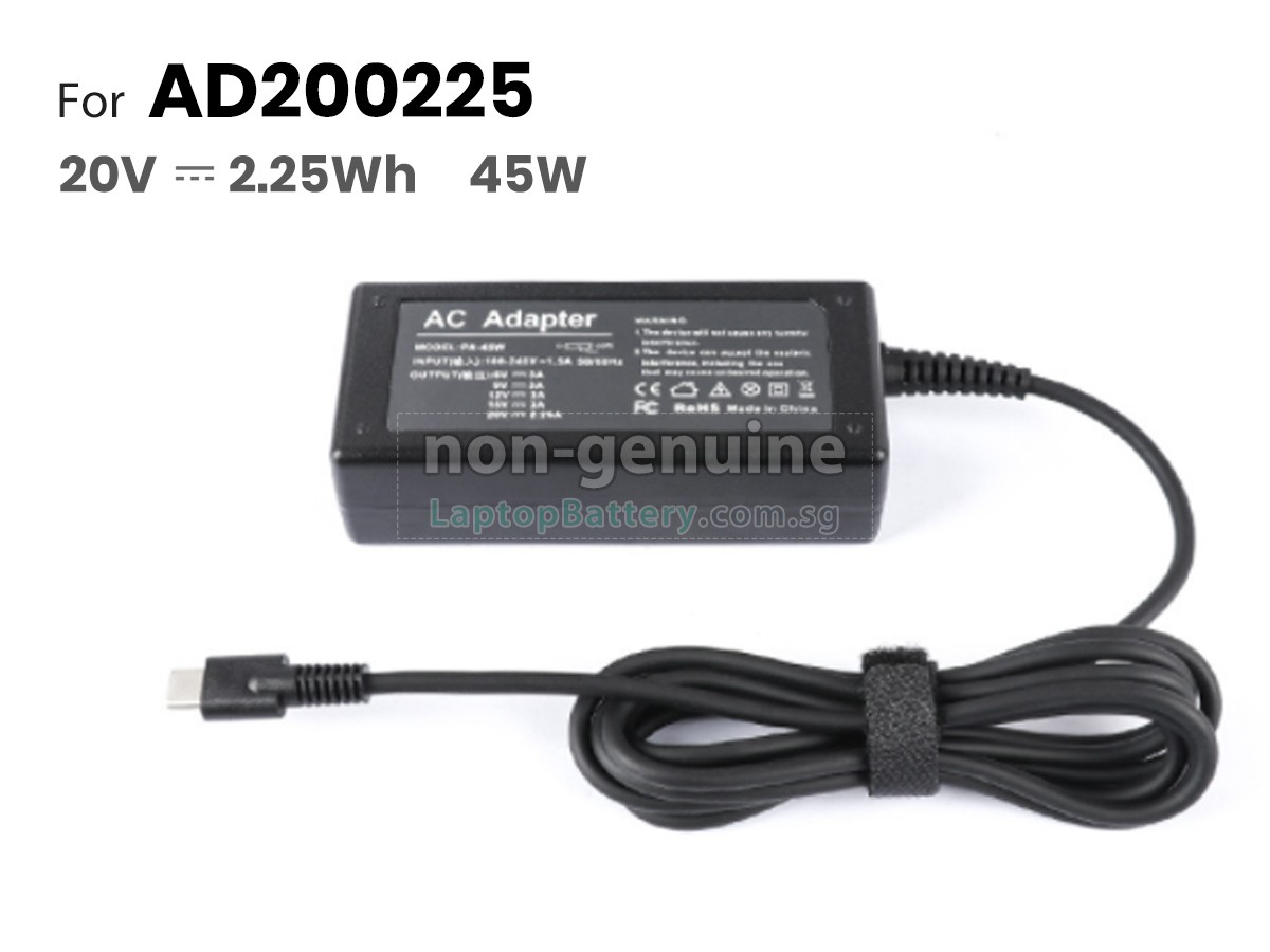 replacement Dell 45W 20V-2.25A 100-240V~1.2A 50/60HZ adapter
