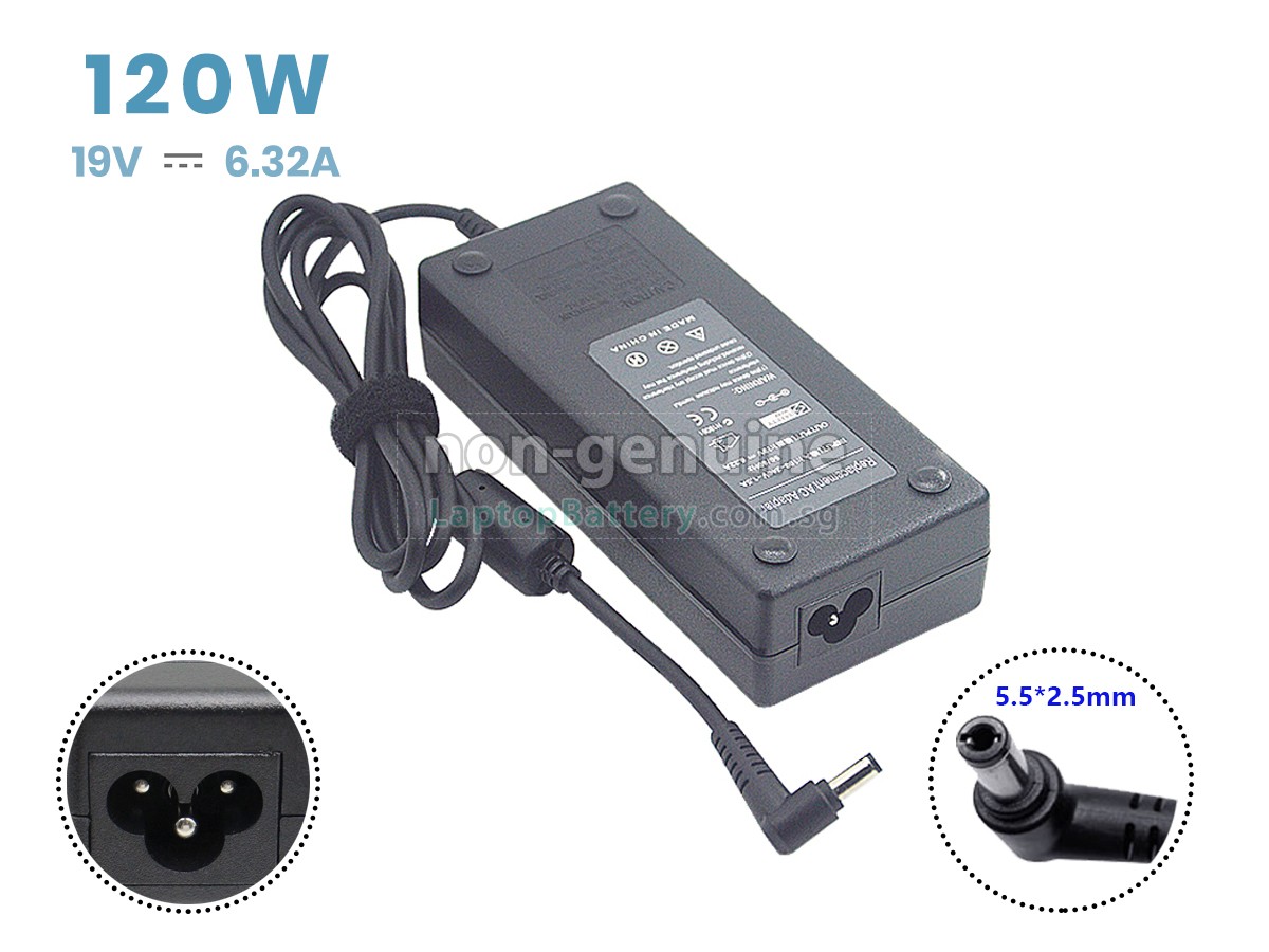 replacement Lenovo 19V 6.32A 120W 5.5*2.5MM adapter