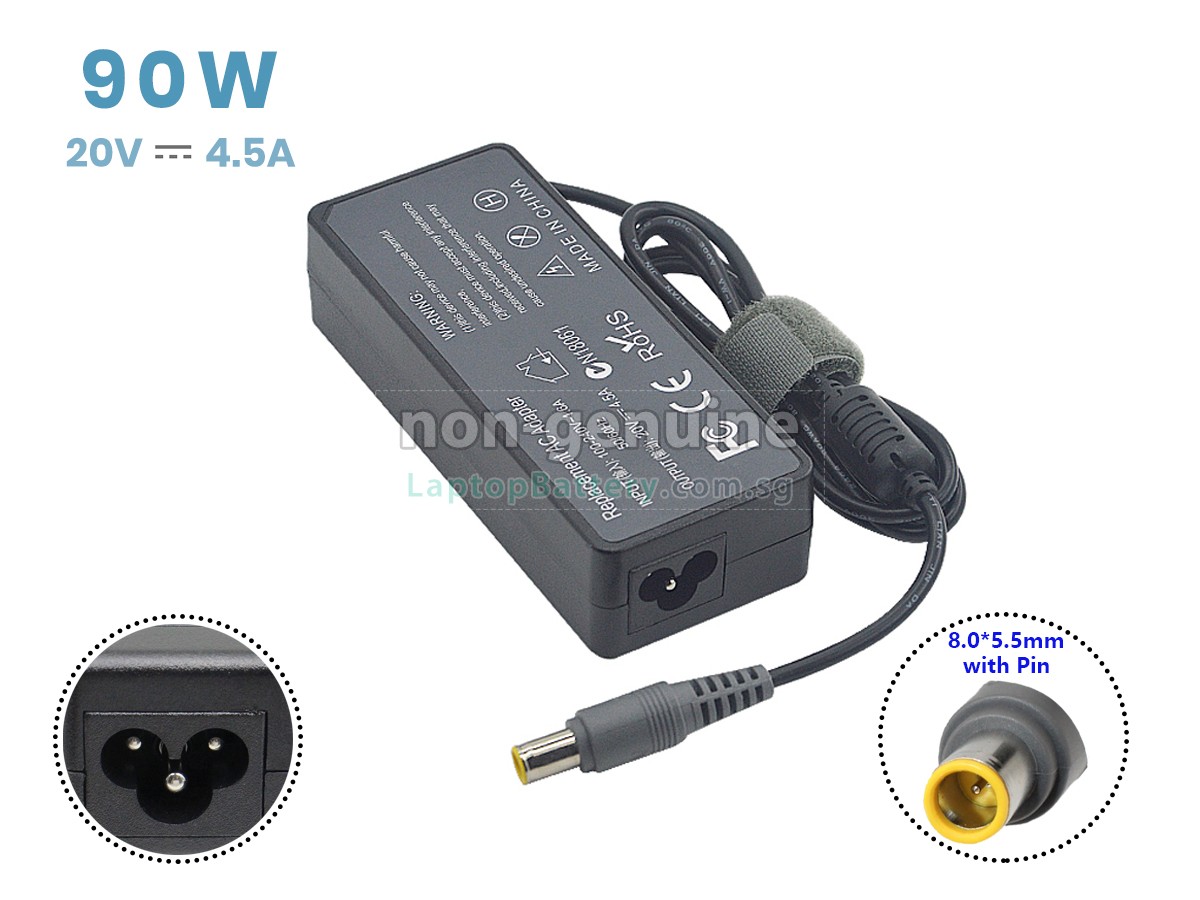 replacement Lenovo 20V 4.5A 90W 8.0*5.5MM adapter