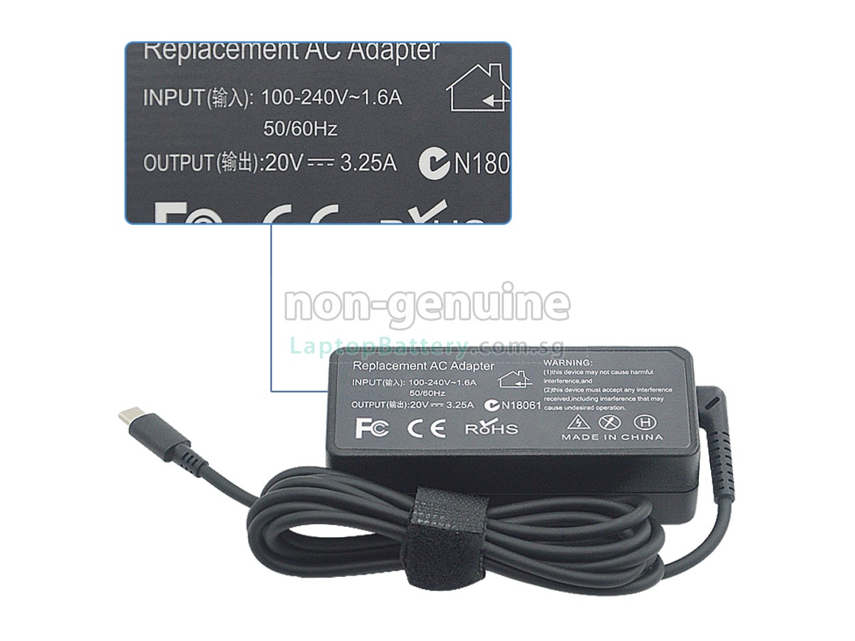replacement Lenovo ADLX65YAC3A adapter