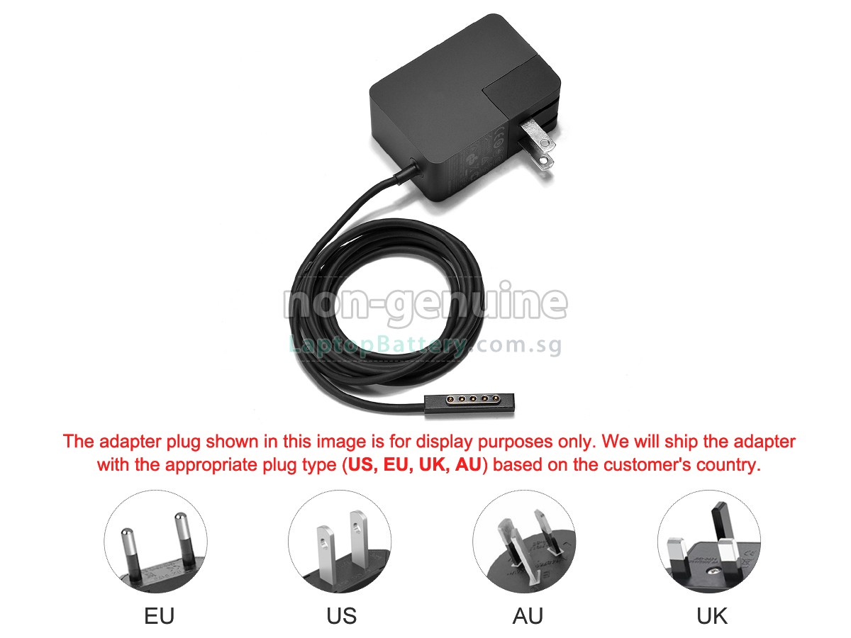 replacement Microsoft 12V 2A 24W adapter