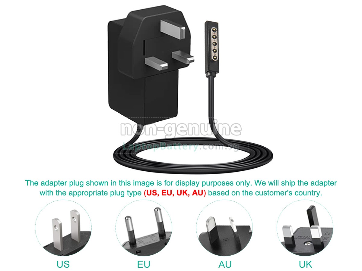replacement Microsoft 12V 2A 24W adapter