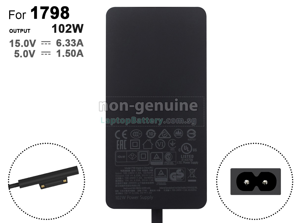 replacement Microsoft EADP-1798 adapter