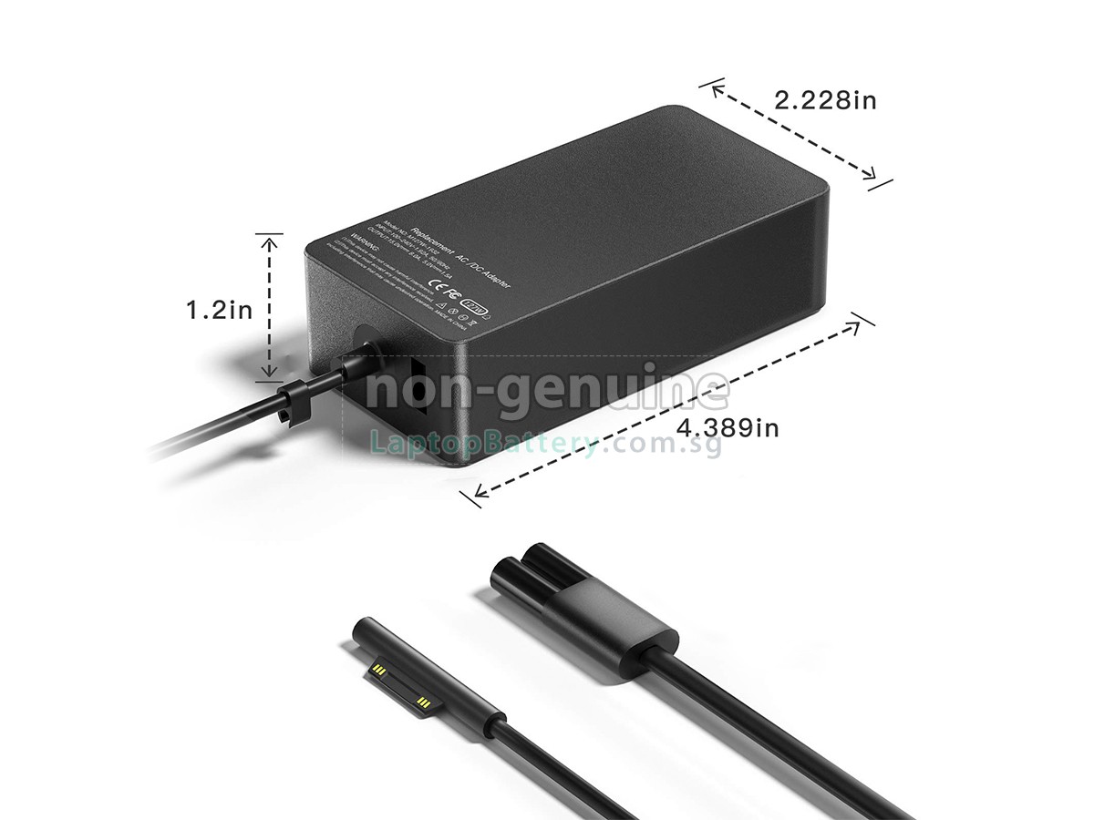 replacement Microsoft 15V 8A 127W SURFACE PRO CHARGER adapter
