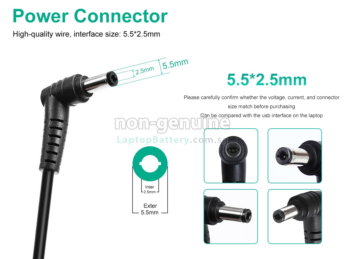 replacement MSI GL62VR 7FRX-1008 I7-7700HQ GTX 1060 adapter