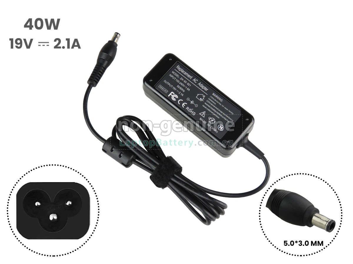 replacement Samsung 19V 2.1A 40W 5.0*3.0MM adapter