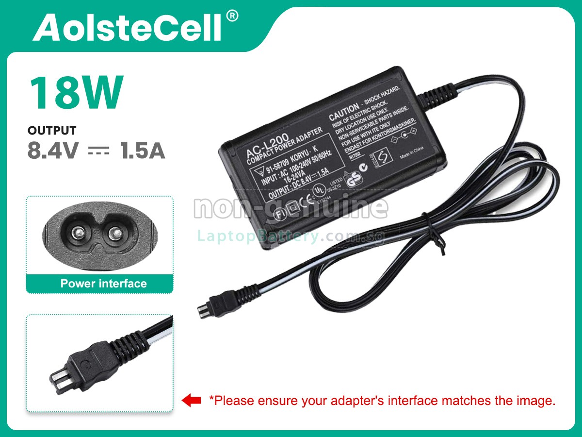 replacement Sony HDR-XR520 adapter