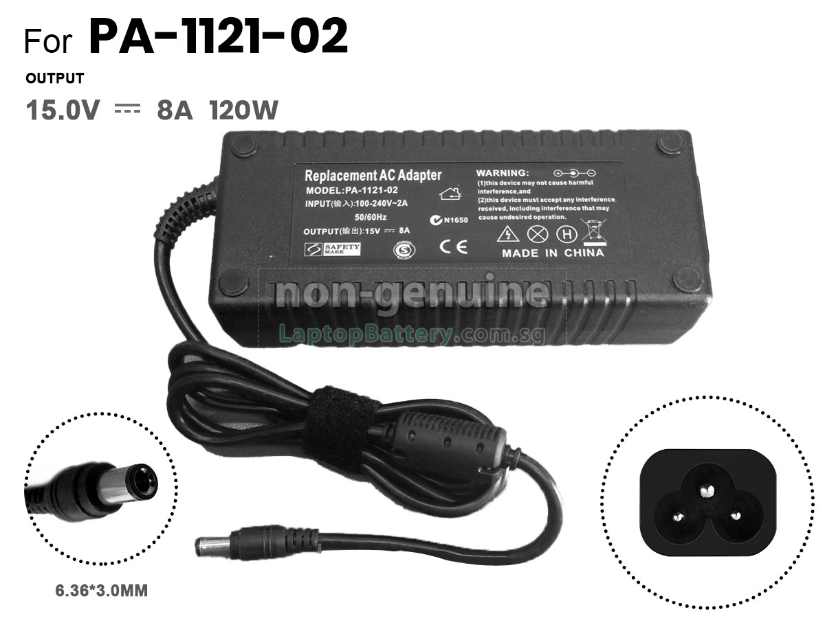 replacement Toshiba PA3237U adapter