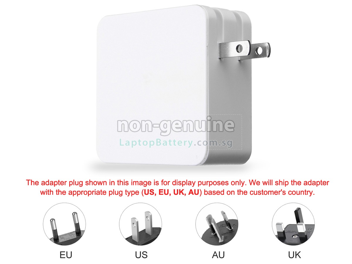 replacement XiaoMi 20V 3.25A 65W USB-C adapter
