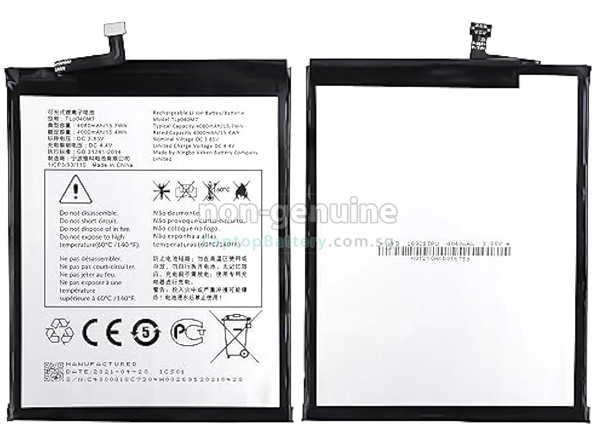 replacement Alcatel TLP040M7 battery