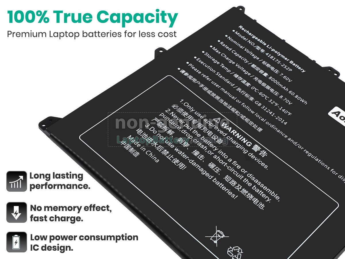 replacement Alldocube GTBOOK 13 PRO battery