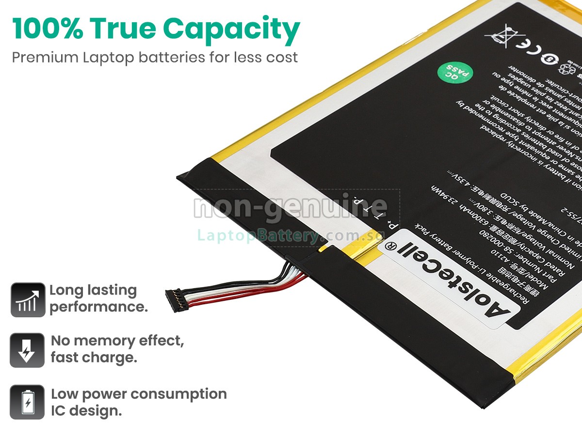 replacement Amazon A2110 battery