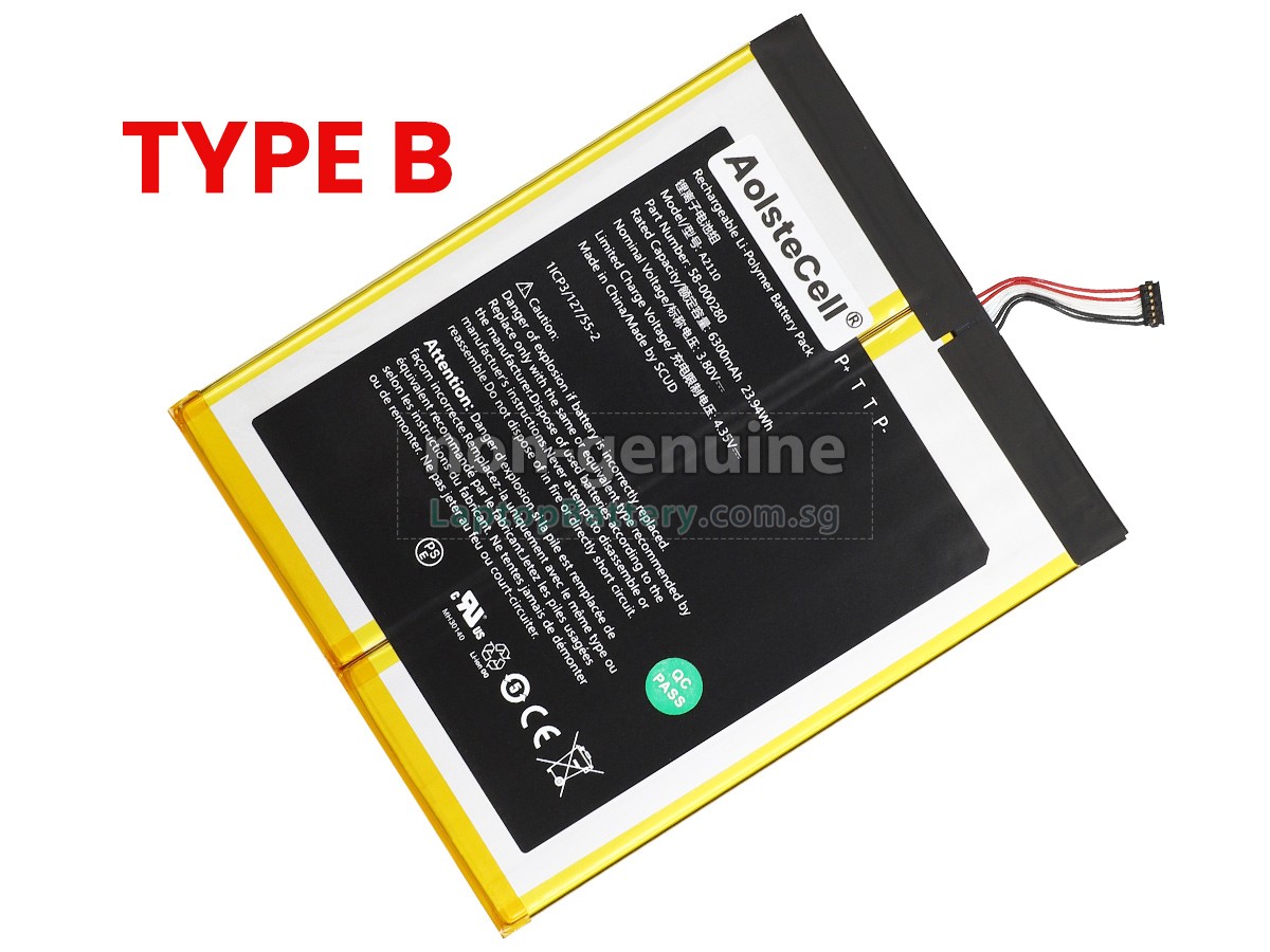 replacement Amazon A2110 battery
