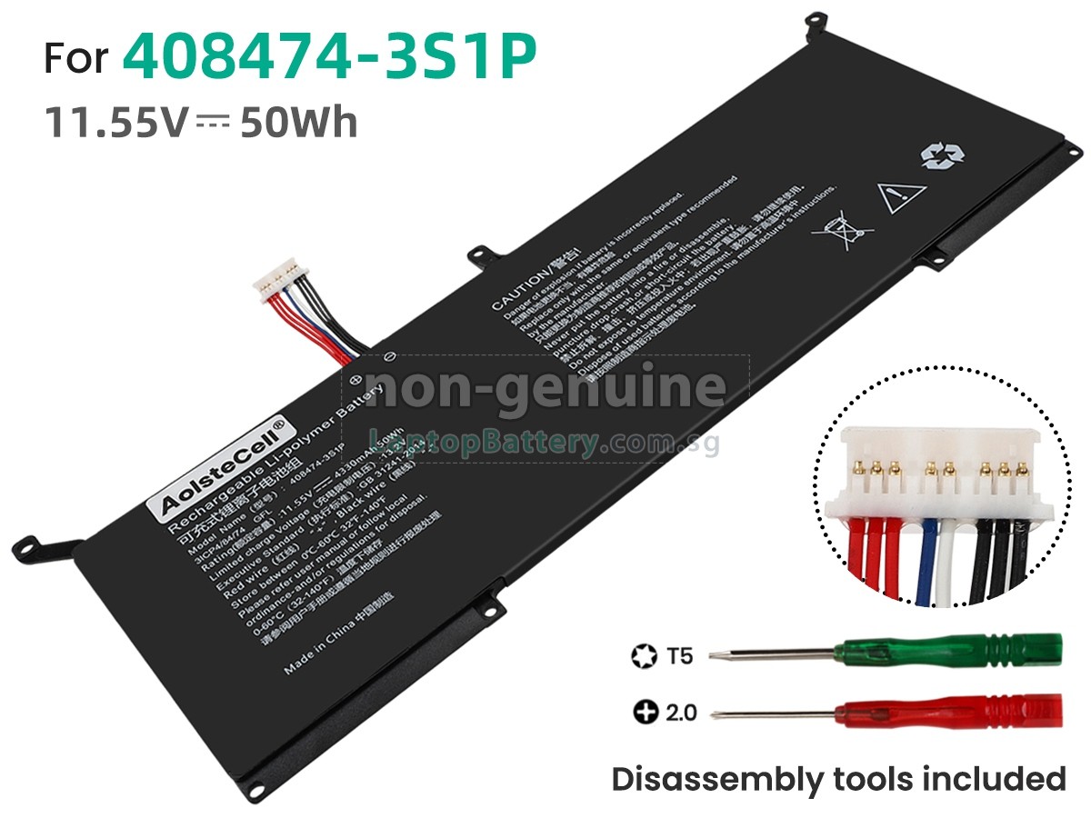replacement AolsteCell 408474-3S1P battery