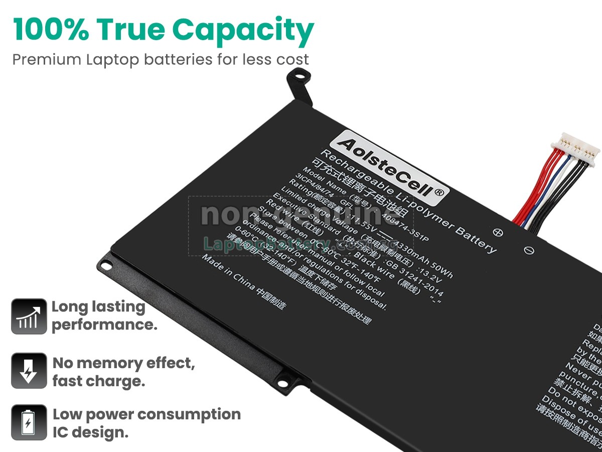 replacement AolsteCell 408474-3S1P battery
