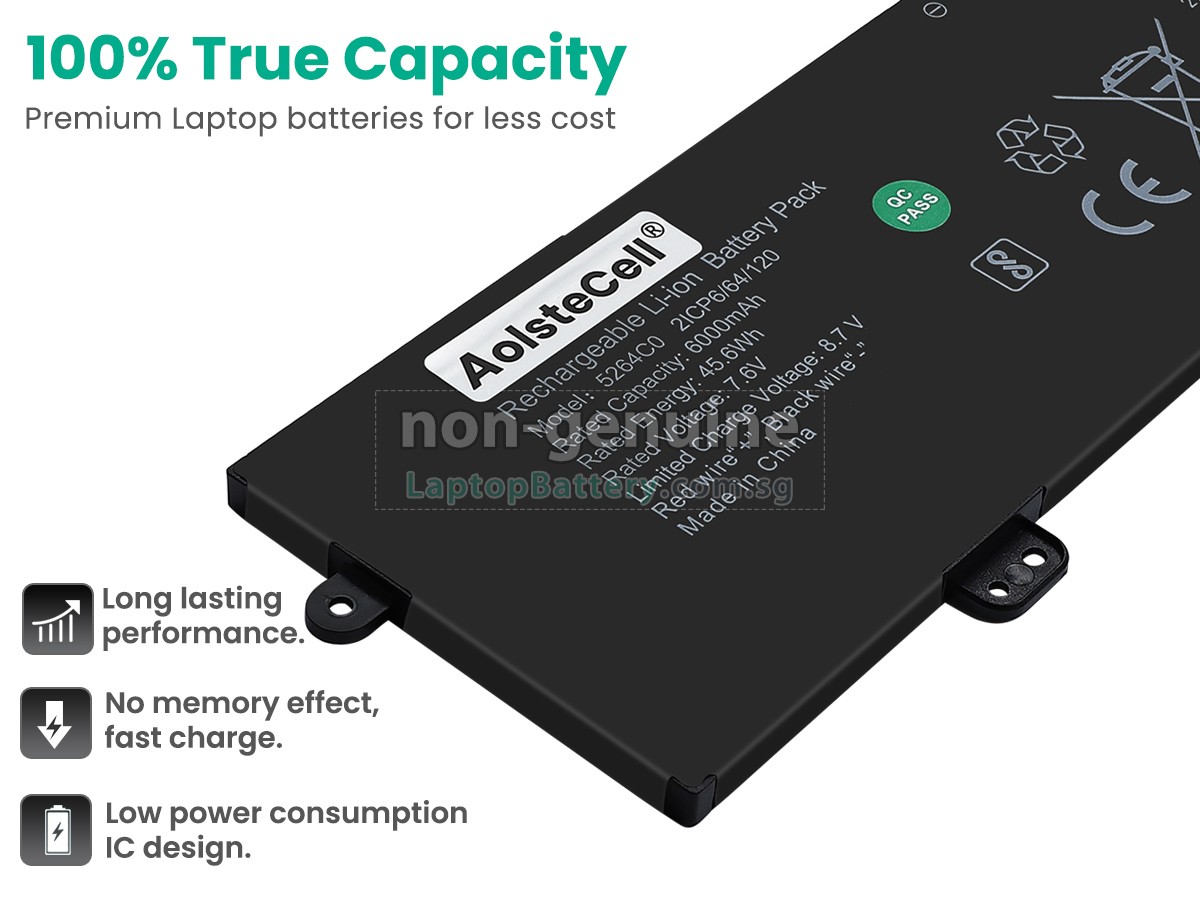 replacement AolsteCell 5264C0 battery