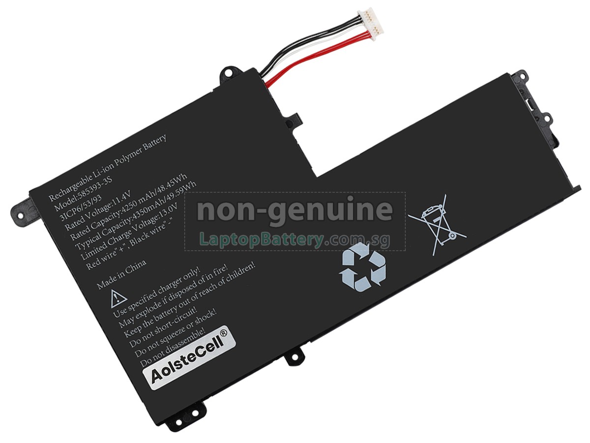 replacement AolsteCell 585393-3S battery
