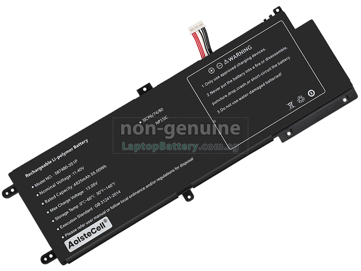 replacement AolsteCell 587480-3S1P battery