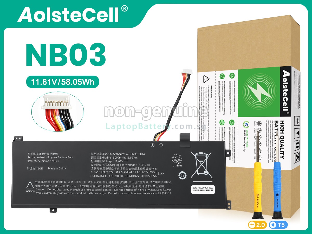 replacement AolsteCell VNJH-1601-3 battery