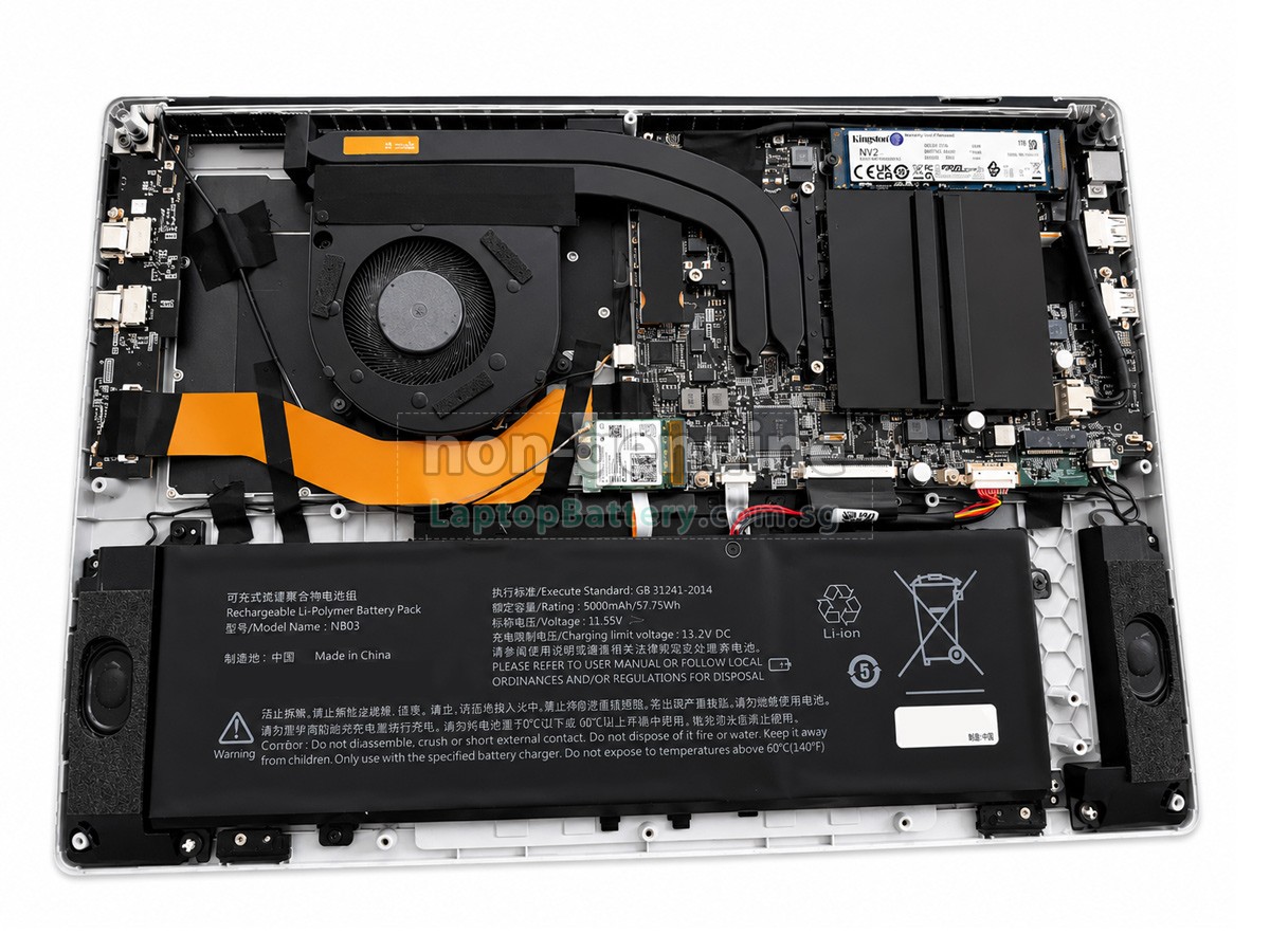replacement AolsteCell VNJH-1601-3 battery