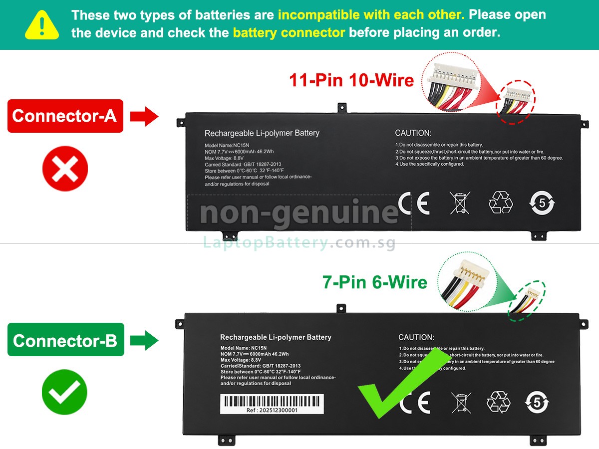 replacement AolsteCell NC15N battery