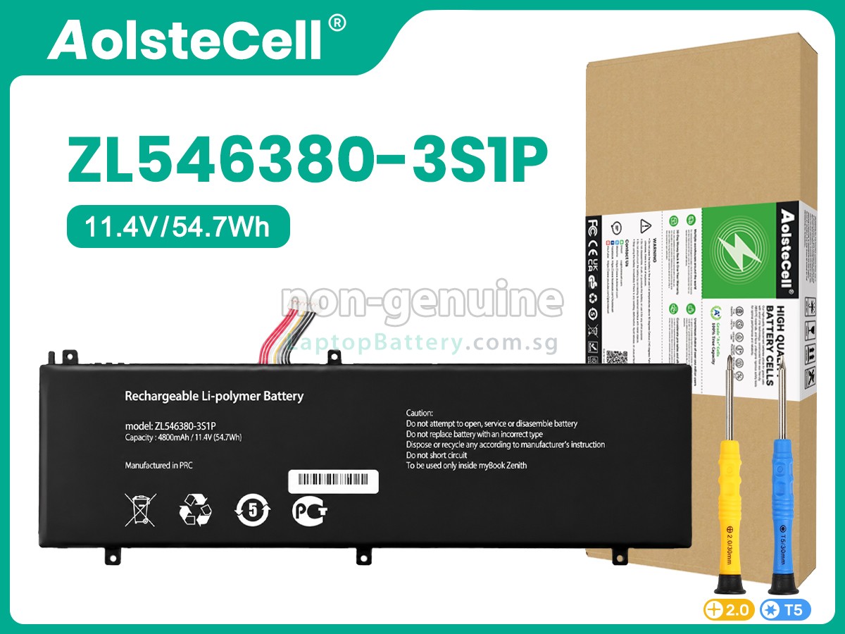 replacement AolsteCell ZL546380-3S1P battery