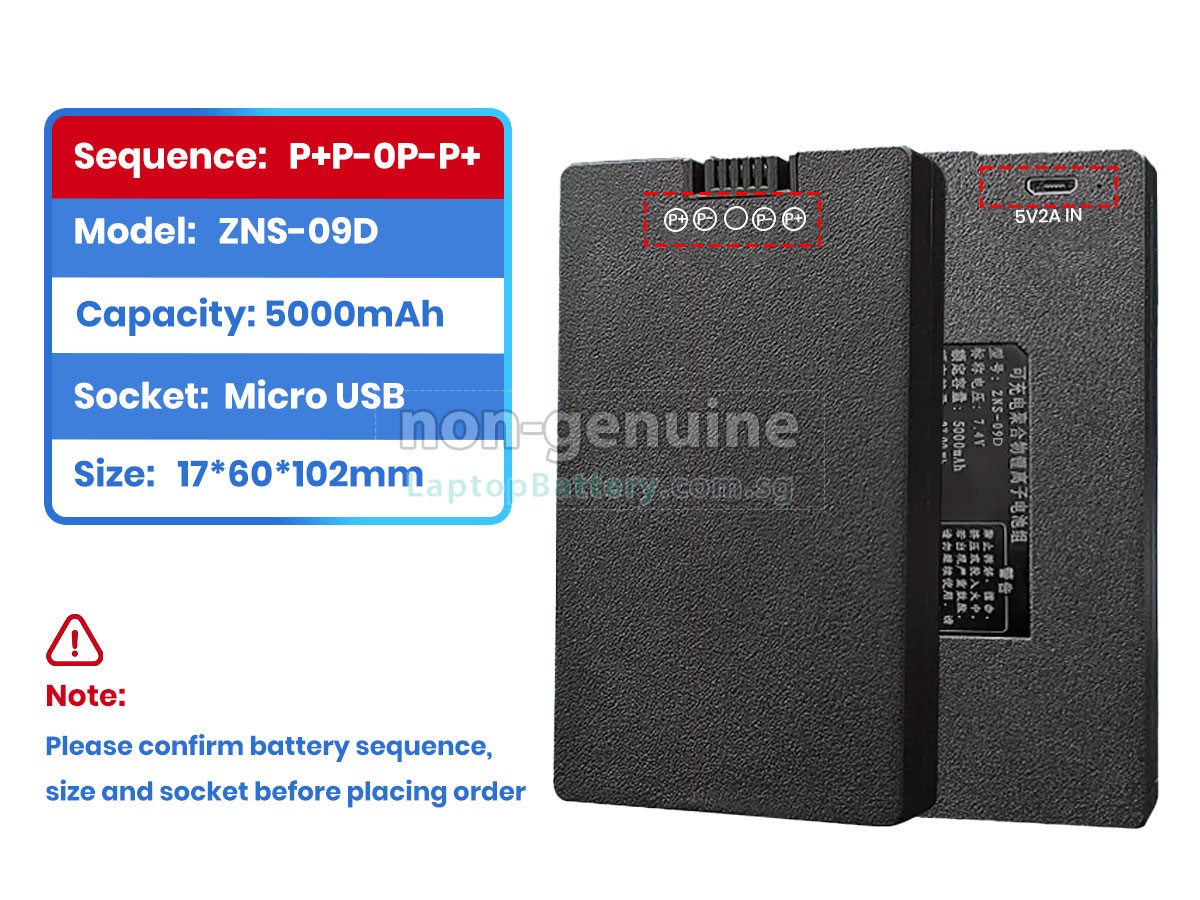 replacement AolsteCell ZNS-28 battery