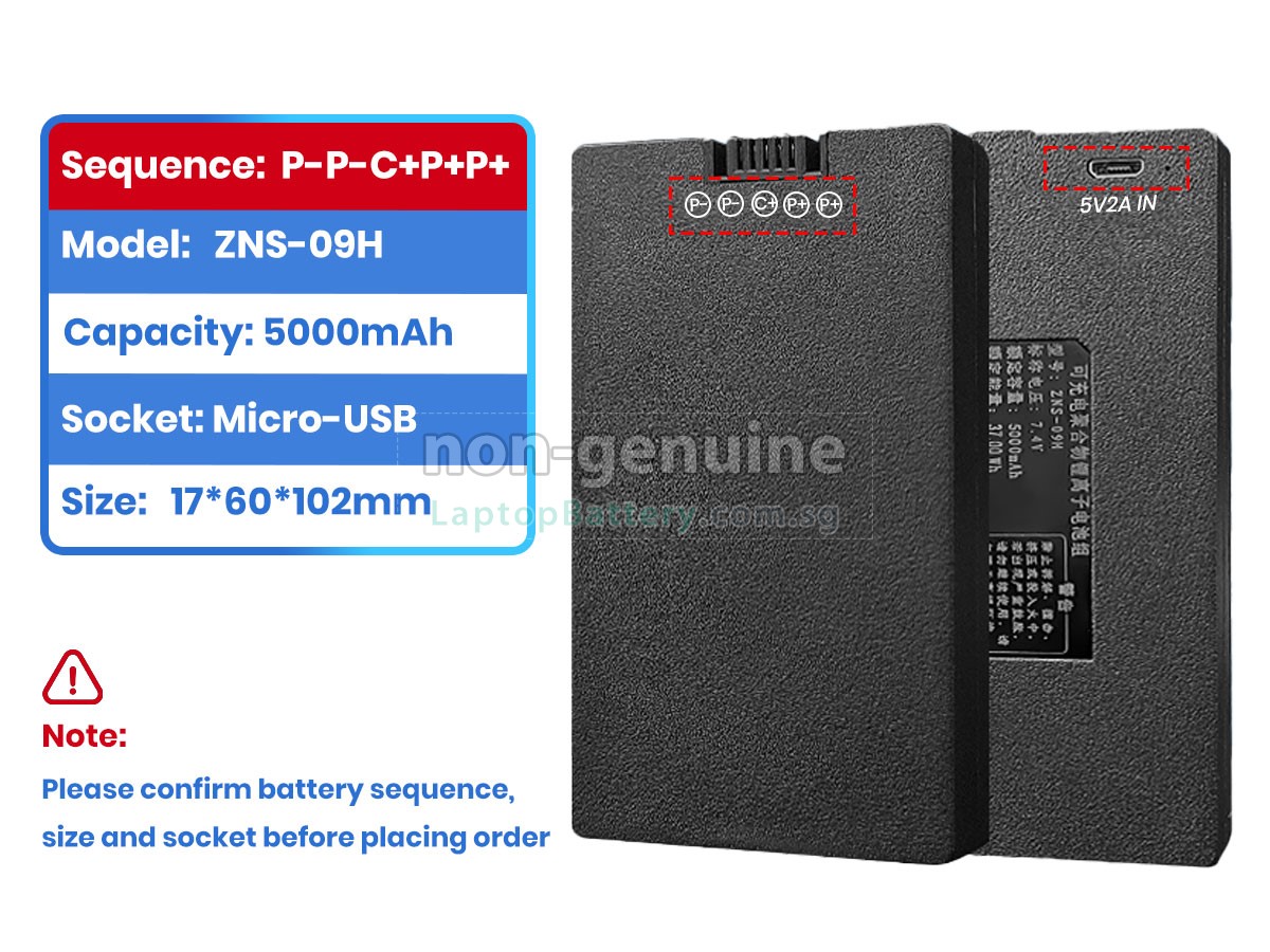 replacement AolsteCell ZNS-09H1 battery