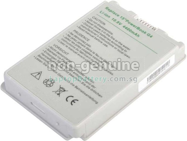 Battery for Apple PowerBook G4 15 inch M9676KH/A laptop
