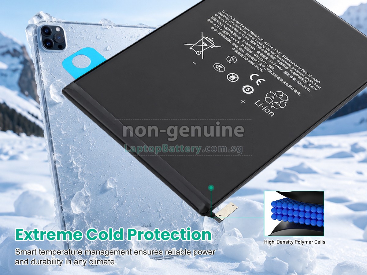 replacement Apple A1725 battery