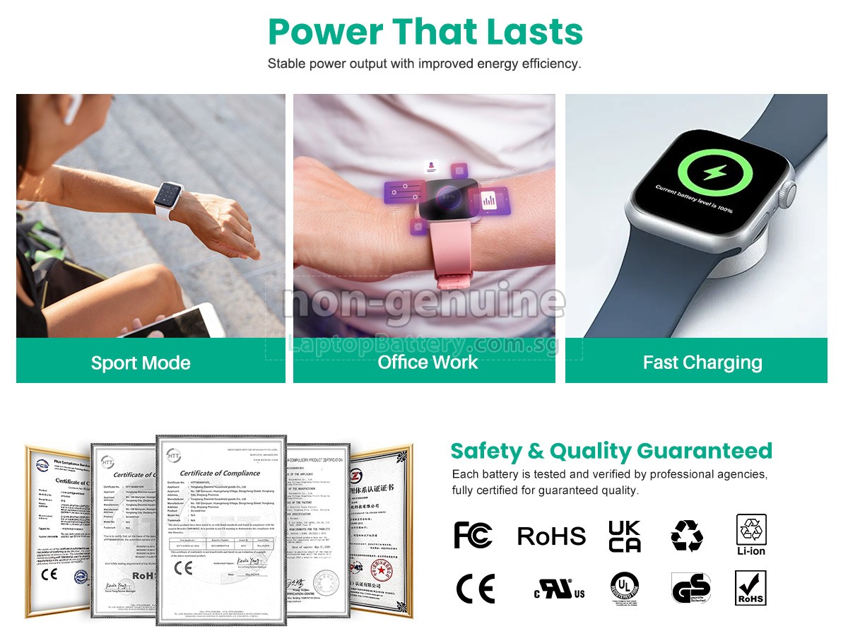 replacement Apple WATCH Series 6 NIKE GPS 44MM battery