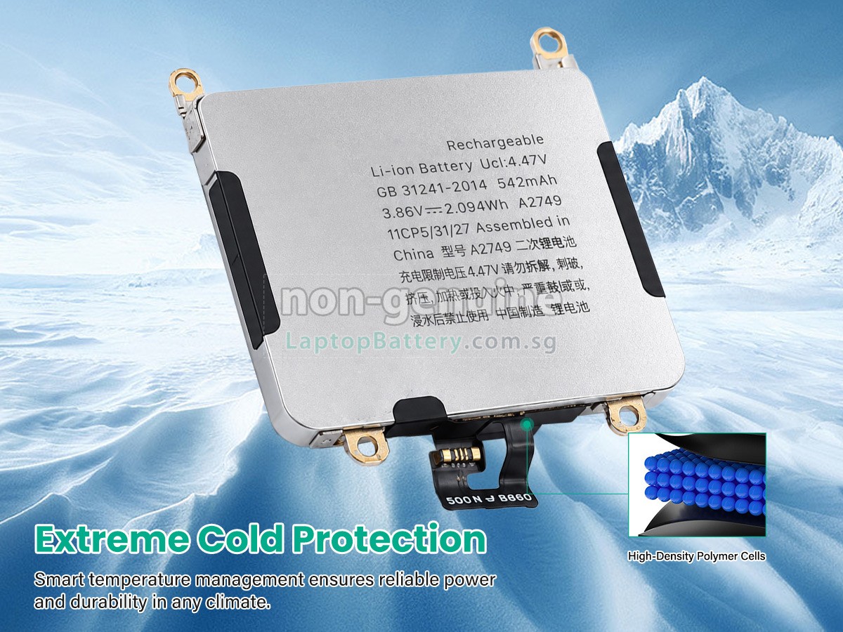 replacement Apple A2956 battery