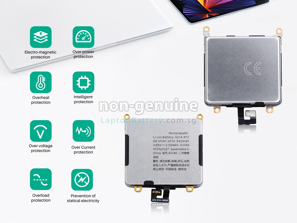 replacement Apple A2956 battery