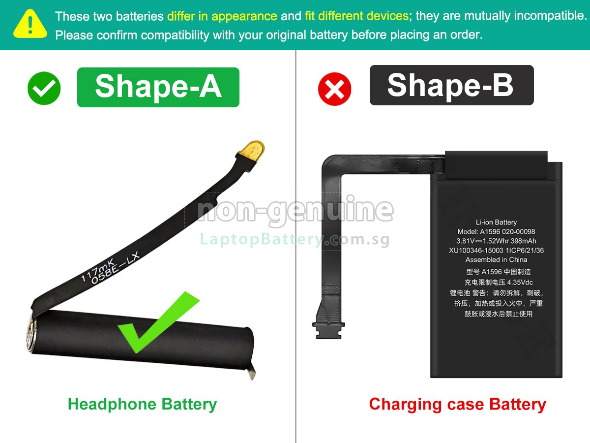 replacement Apple 020-00098 battery
